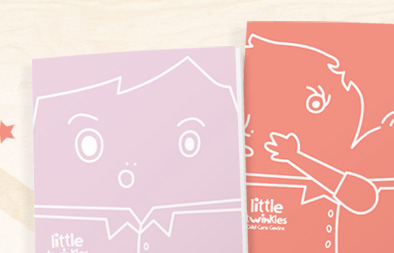 Student Handbook Design for Little Twinkles