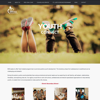 bless community services website youth connect