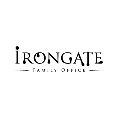 irongate logo wordmark black