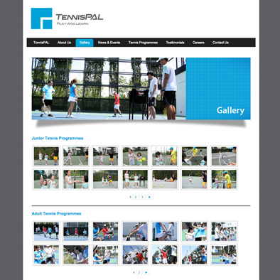 tennispal website gallery