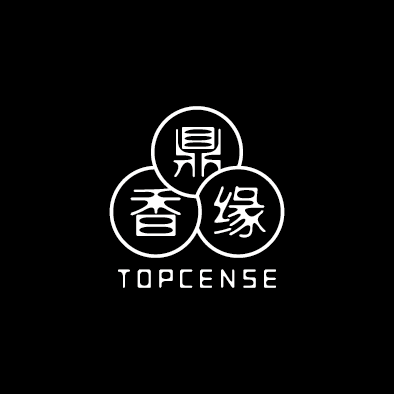 topcense logo chinese triune harmonies circle white