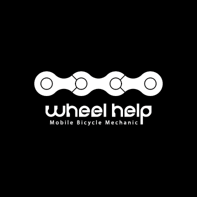 wheelhelp logo bicycle chain wrench white