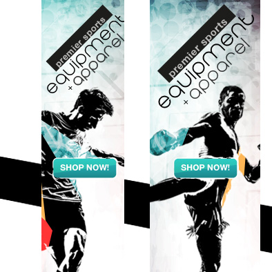 fitness and training facebook ad banner portrait