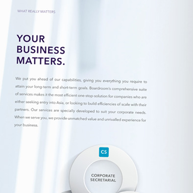 boardroom matters corporate brochure desktop calendar design business