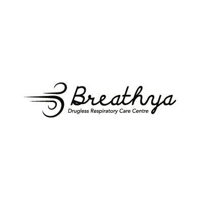 breathya logo air icon symbol alphabet letter b black