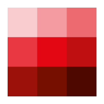 logo colour reds