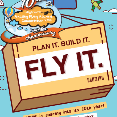 dso national laboratories singapore amazing flying machine competition 2018 brochure cover design