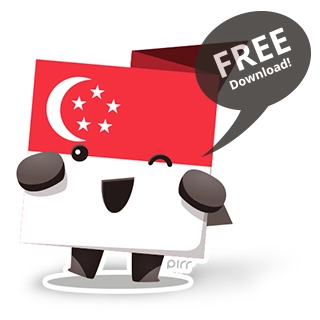 singapore whatsapp sticker design national day