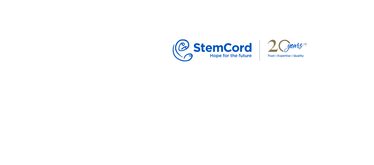 anniversary logo design stemcord fg