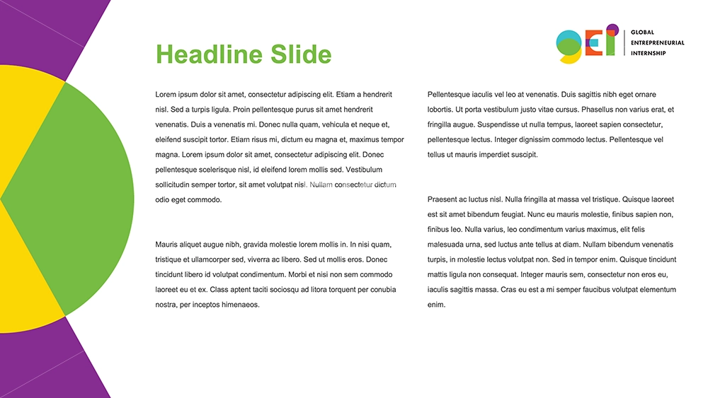 gei powerpoint template design content 1