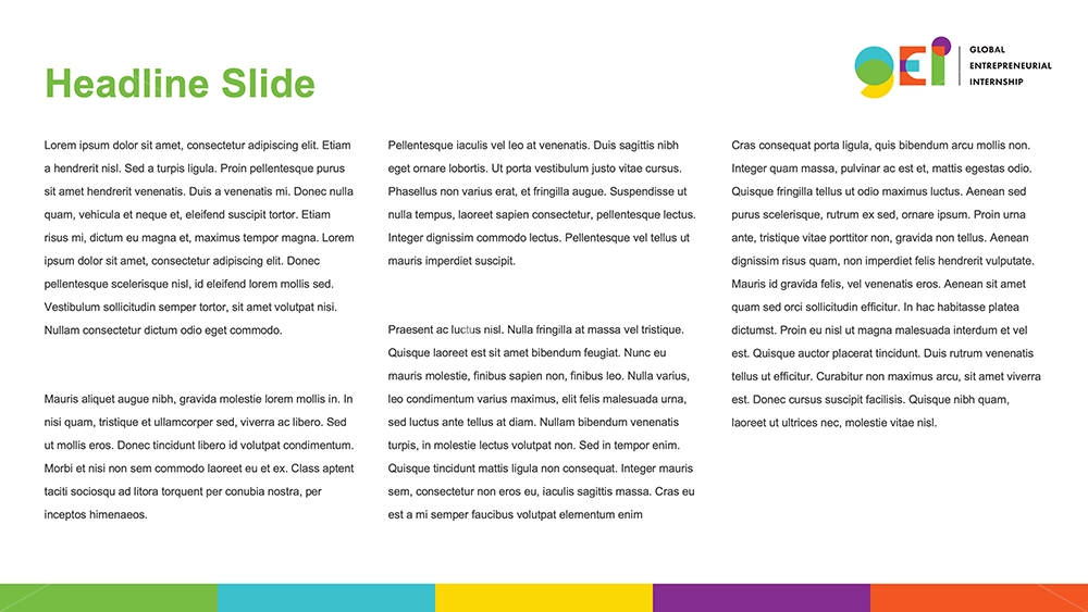 gei powerpoint template design content 2