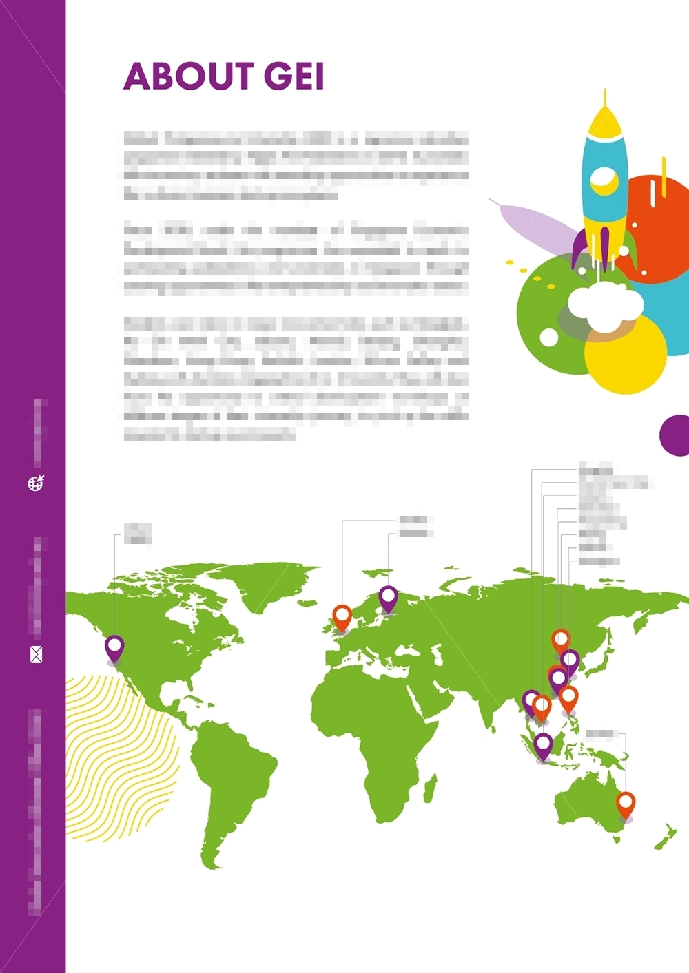 global entrepreneurial internship corporate insert design about gei